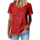 thumbnail image 5 of mfyjkho Tops Para Hacer Ejercicio Para Mujer, Camisa Informal De Mujer Con Lentejuelas Y Cuello Redondo Tops Para Hacer Ejercicio Para Mujer Xl, 5 of 6