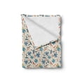 thumbnail image 2 of Nature Soft Flannel Fleece Throw Blanket, Abstract Flowers Leaves Herbs and Birds Nostalgic Botanical Garden Ornament, Cozy Plush for Indoor and Outdoor Use, 50" x 70", Multicolor, by Ambesonne, 2 of 6