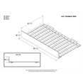 thumbnail image 4 of Atlantic Furniture Urban Full Trundle in Espresso, 4 of 4