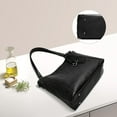 thumbnail image 4 of Bolso de mano para mujer grande - Bolso de mano Shopper Bolso de hombro de piel para mujer Bolso de hombro para mujer Bolso con asa de piel sintética con monedero Juego de 2, 4 of 7