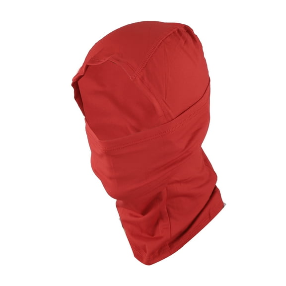 Unique Bargains 1 Pc Quick-drying Ice Silk Solid Color Balaclava Face Mask Red