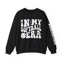 Retro Groovy In My Softball Era Sweatshirt
