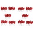 thumbnail image 1 of Paquete de 200 Tallos de Bayas Rojas de Navidad Artificiales de 8 Pulgadas para Adornos de árboles de Navidad, Guirnalda de Navidad DIY, Decoración de Vacaciones Y Hogar, 1 of 5
