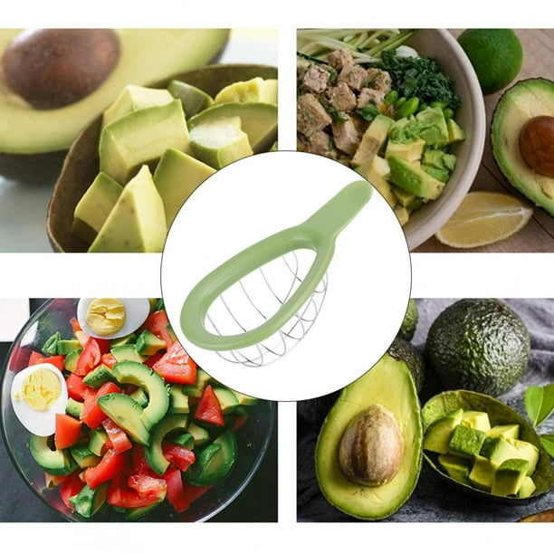 Cortador de Aguacate Divisor de Aguacate de Acero Inoxidable Separador de Pulpa de Fruta Cortador Cortador Herramienta de Cocina Cubiertos Verdes Cuchillo de Fruta ANGGREK Otros
