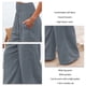 thumbnail image 5 of Pantalones De Mujer,Pantalones De Mujer Pantalones De Pierna Ancha De Cintura Alta para Mujer Pantalones Sueltos Informales Rendimiento De Primer Nivel, 5 of 6