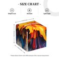 thumbnail image 3 of Kdxio Colorful Paint Print Print Tissue Box Cover,Square Decorative PU Leather Facial Paper Case Organizer Holder Dispenser for Bathroom,Night Stands,Desk,Car 5.2''X5.2''X5.2'', 3 of 6