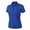 Kalvin Blue, variant on Women's Vintage Fairy Emboss Short Sleeve Golf Polo Shirt #2682