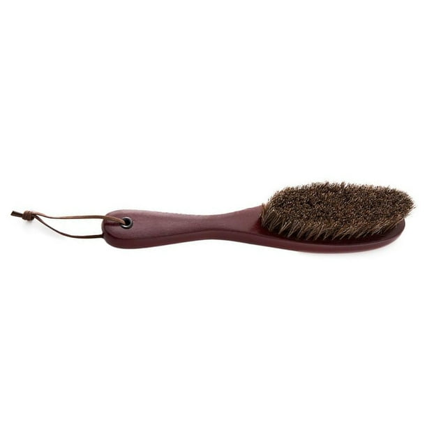 Wosthever Cepillo de pelo de caballo para ropa, mango de de mano, reemplazo de abrigo para el hogar, cepillos para barba, herramienta de Suministros de limpieza para el hogar Rojo