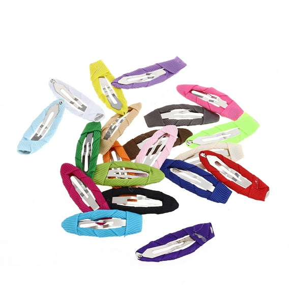 20pcs Non Ribbon  Hair Clips Barrettes for Baby Girls Toddlers Kids （Random Color）