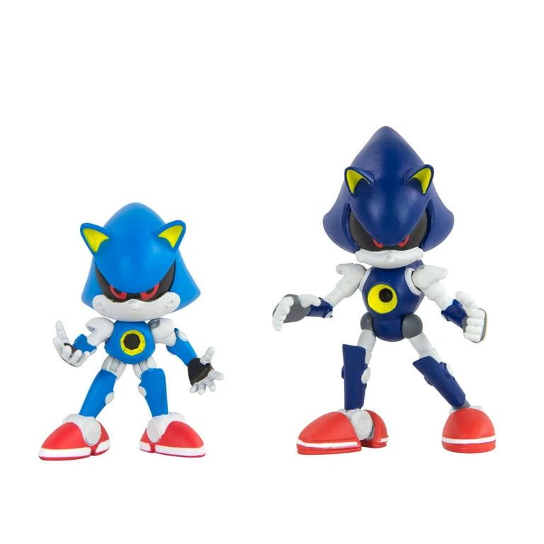 Classic Metal Sonic Modern Metal Sonic with Comic Book Walmart