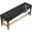 Black, variant on AIGIA Extra-Long Stretch Dining Bench Cover Anti-Dust Slipcover for Living Room Bedroom Kitchen Washable Print Seat Protector
