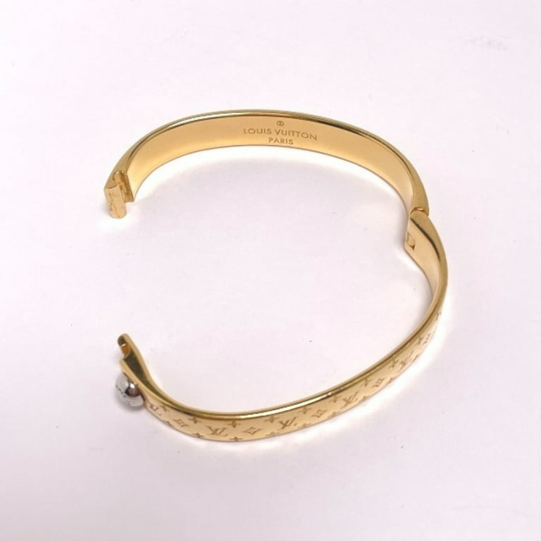 Pre-Owned LOUIS VUITTON Cuff Nanogram Monogram S Size M00251 Louis