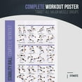 thumbnail image 2 of FitMate Stability Ball Workout Exercise Poster - Workout Routine with Free Weights, Home Gym Decor, Room Guide (16.5 x 25 Inch), 2 of 5