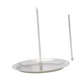thumbnail image 3 of Brocheta Vertical de acero inoxidable, soporte para parrilla de barbacoa, suministros de cocina con 2 brochetas para bistec Gloria pincho vertical, 3 of 9