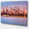 thumbnail image 2 of Brooklyn Skyline under Sunset Light - Modern Cityscape Canvas Wall Art, 2 of 3