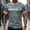 Dark Gray, variant on Mens Ringer Tshirt Casual Heavyweight Summer Crewneck Short Sleeve Graphic Tees Size 3XL White