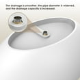 thumbnail image 2 of Altair 67" x 39" Solid Surface Soaking Bathtub in Matte White and Integrated Overflow, 2 of 24