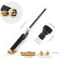 thumbnail image 3 of Jet High Pressure Washer Power Spray Nozzle Wand Aluminum Alloy Garden Hose Attachment Car Cleaning Tool 3 Nozzles"}, 3 of 6