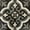 Black/Gray, variant on Mi Alma Vintage Floral Black/Gray Tile Stickers - Removable Vinyl 4x4, 24 pcs
