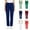 Army Green, variant on RKSTN Scrub Pants for Women Solid Color Stretch Waist Straight Leg Work Pants Comfort Caregiver Scrubs Pants with Pockets