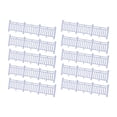 thumbnail image 2 of 10 Pieces Model Train Railroad Fence Model Building Railing Mini Fence PP Material Suitable for Sand Table Scenery, 2 of 9