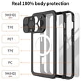 thumbnail image 4 of Casetego Magnetic Case for iPhone 15 Pro Max IP68 Waterproof Case,Built-in 9H Screen Protector & Camera Protector [Compatible with MagSafe] [Military Dustproof] Full Body Shockproof 6.7'' Phone Cover, 4 of 8