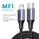 thumbnail image 1 of UGREEN MFi 20W PD USB C a Lightning Cable para iPhone 14 13 12 Pro Max Carga rápida para iPad Mini Teléfono Tipo C Cable Tan Jianjun unisex, 1 of 2