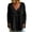 Black C, variant on Three Quarter Sleeve Tops Woman Spring Summer Crewneck Boho Blouses Dressy Casual Work Shirts Beach Vacation Clothes Blue XL