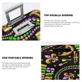 thumbnail image 5 of Easygdp Mardi Gras3 Print Elastic and Washable Suitcase Protective Cover with Hidden Zipper Fits 18-32 inch Luggage -X-Large, 5 of 9