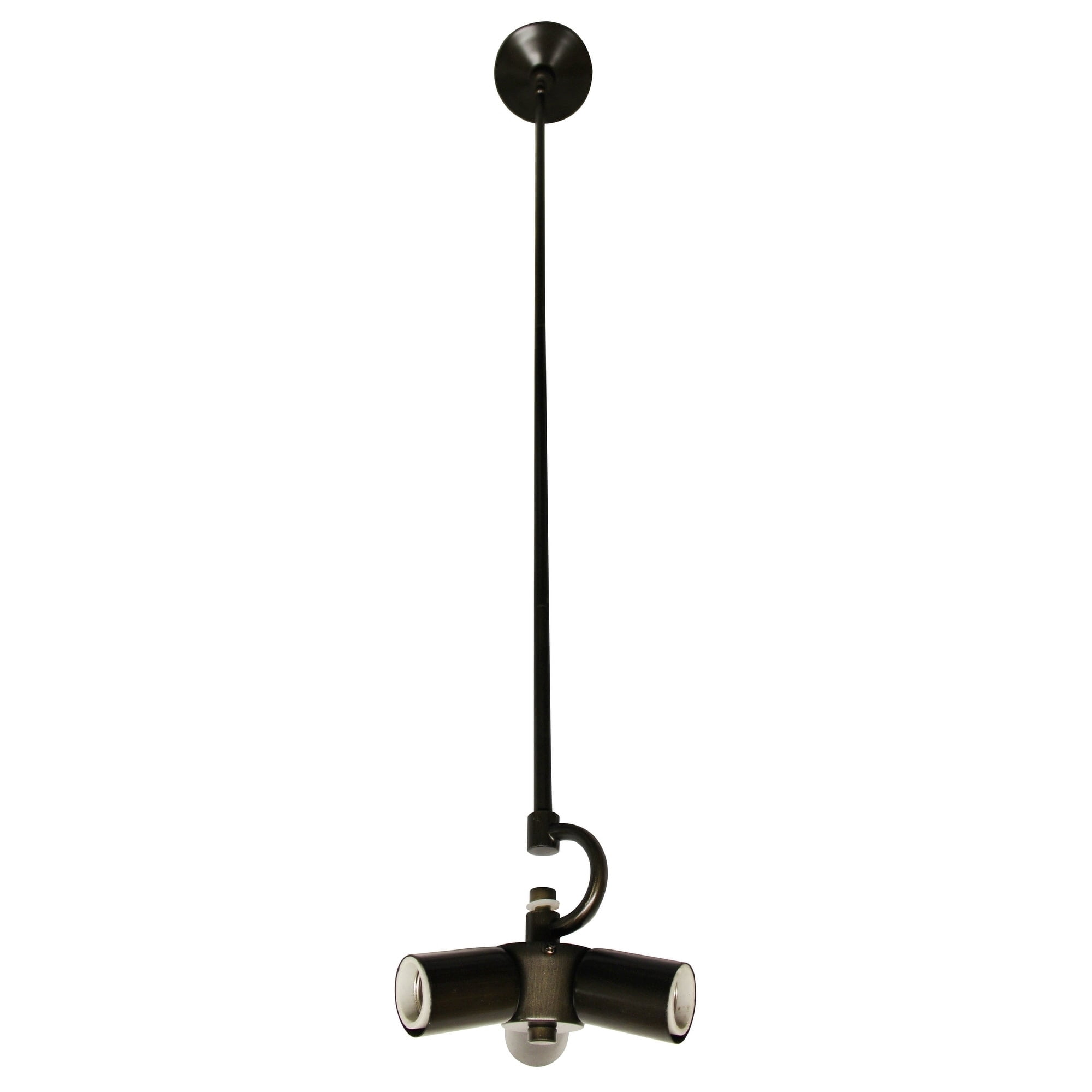 Cloth & Wire Oil Rubbed Bronze 3-Light Pendant Light Fixture for Home Lightning
