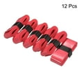 thumbnail image 2 of Unique Bargains 43.3' Absorb Sweat Non-Slip PU Tennis Racket Overgrip Tape Wraps Red 12 Pack, 2 of 6