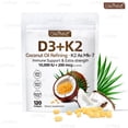 thumbnail image 1 of GWYNNE Vitamina D3 (10 000 UI) + K2 (MK-7) Cápsulas blandas (con aceite de coco para facilitar la absorción), 1 of 5