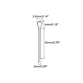 thumbnail image 2 of Unique Bargains Split Cotter Pin, 2x20mm en Acier Inoxydable Clip Fixation Raccord Argent 120Pack, 2 of 5