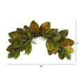 thumbnail image 3 of Nearly Natural 35" Plastic Fall Magnolia Leaf Artificial Swag Decoration, 3 of 4