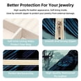 thumbnail image 3 of Crow Travel Portable Square Jewelry Box Organizer for Girls and Women with Ring Earring Necklace Bracelet Storage Display Case Holder, 3 of 6