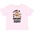 thumbnail image 3 of Inktastic Monkey I Love Hanging out with My Pappy Boys or Girls Baby T-Shirt, 3 of 5