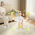 thumbnail image 4 of Costway Baby Stationary Activity Center Infant Jumper with Removable Foot Pad Yellow, 4 of 10