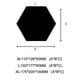 thumbnail image 5 of 2026 Hexagon Wall Decals, Large Removable Acrylic Mirror Wall Stickers, 5 of 5