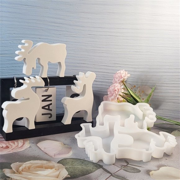 Three Decorative Item Cement Plaster Silicone For DIY Resin Silicone Animals Painting Tarp Jewelry Tumbler Flowers for Resin Heads for Crafts in Bulk Large Resin Earrings Silicone Rubber Sheet Resin