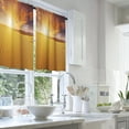 thumbnail image 2 of LALILO Kitchen Curtains and Valances Set of 3 36" Beautiful Window Treatment Tiers for Window Decor, 2 of 5