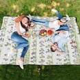 thumbnail image 6 of Extra Large Picnic Beach Blanket Waterproof Sand Proof Portable Outdoor Mat Cartoon Ducks Line 60x80, 6 of 9