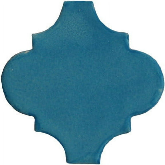 4x4 Lantern Aqua Mexican Tile, Set of 9 pcs