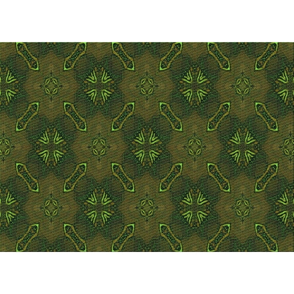 Ahgly Company Machine Washable Indoor Rectangle Transitional Midnight Gray Area Rugs, 5' x 7'