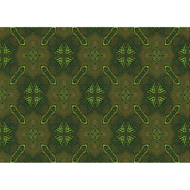 Ahgly Company Machine Washable Indoor Rectangle Transitional Midnight Gray Area Rugs, 2' x 3'