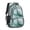 Green and White, variant on Black and Gold Marble Pattern Backpack for School, Cute School Bag with Adjustable Shoulder Straps and Padded Back, 16.9"x12.6"x5.9"