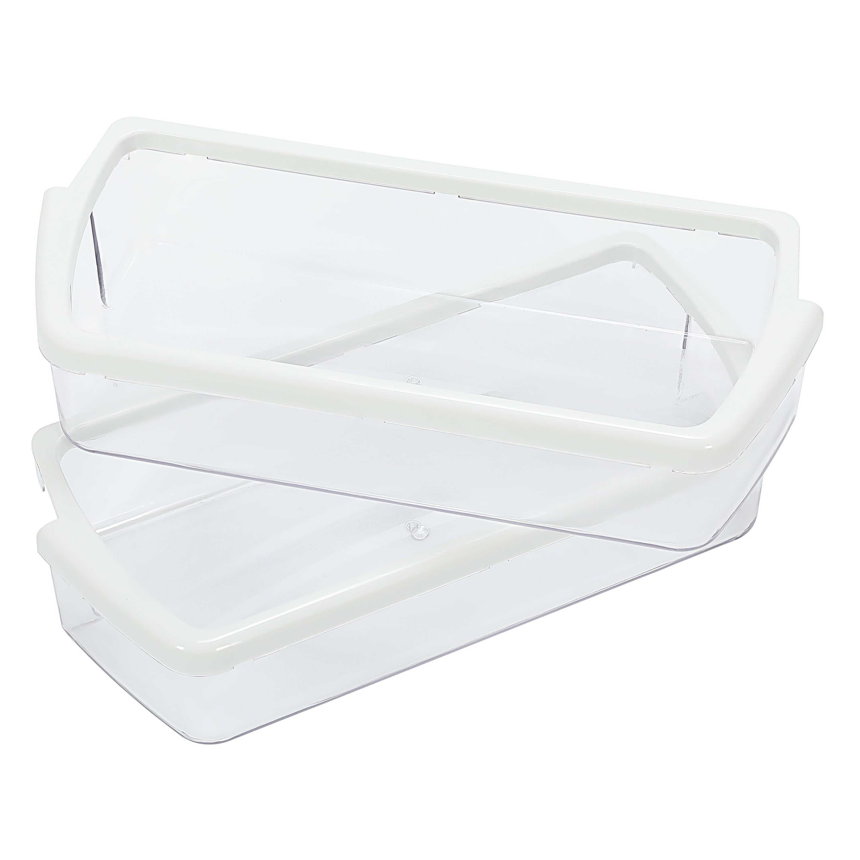 Kojem 2187172 Refrigerator Door Bin Shelf – White, 2-Pack – Fits