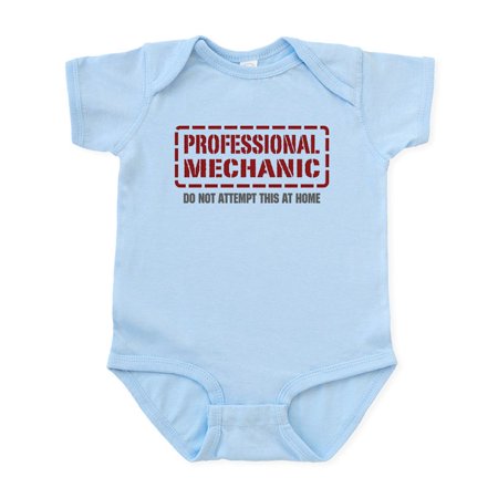 

CafePress - Professional Mechanic Infant Bodysuit - Baby Light Bodysuit Size Newborn - 24 Months