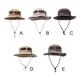 thumbnail image 4 of Sombrero de pesca Qarigey estilo japonés a prueba de sol cordón al aire libre Gris blanco AP019407-02, 4 of 6