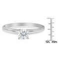 thumbnail image 7 of 14k White Gold 0.71ct TDW Round-cut GIA Certified Diamond Solitaire Engagement Ring (I,SI1), 7 of 7