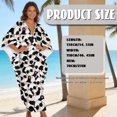 thumbnail image 7 of Xixirimido Cute Pandas Print Womens Kaftan Dresses Long Caftans Plus Size Batwing Sleeve Swimsuit Coverup V Neck Summer Beach Dress, 7 of 7